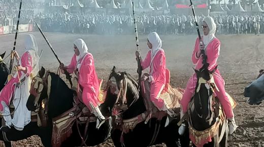المرأة الفارسة تضيء موسم مولاي عبد الله أمغار بالجديدة