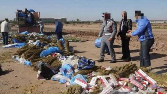 الدرك الملكي يطيح بمروج مخدرات وبحوزته كمية مهمة من الكيف والطابا ببيوكرى