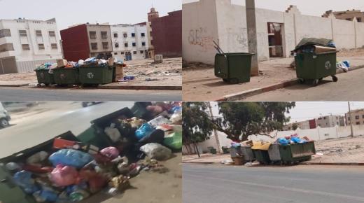 تراست… شارع مولاي علي الشريف يتحول إلى مزبلة مفتوحة رغم “ملياري سنتيم” لقطاع النظافة