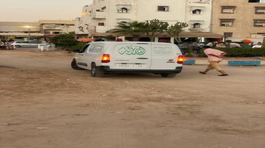 انتشال جتة شاب عشريني بشاطئ أنزا شمال اكادير.